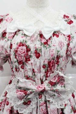 画像3: BABY,THE STARS SHINE BRIGHT / シュガーブーケ〜永遠の乙女の憧れ〜柄ワンピース  白 I-25-12-09-049-BA-OP-SA-ZI