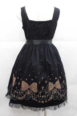 画像2: metamorphose / リボンシャンデリアジャンパースカート  黒Ｘゴールド I-25-12-09-052-ME-OP-SA-ZI