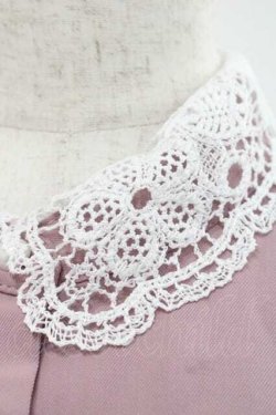 画像3: m petit by misako / AM*レースエリプリーツワンピース L ピンクＸ白 I-25-12-09-053-LO-OP-SA-ZI