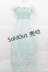 Secret Honey / サプライズマキシワンピ(Frozen Fever エルサver) 2 グリーン I-25-12-09-054-CA-OP-SA-ZI