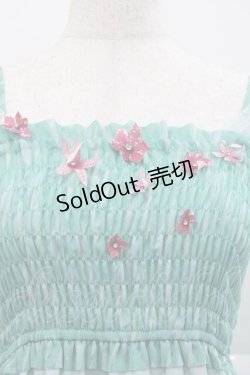 画像3: Secret Honey / サプライズマキシワンピ(Frozen Fever エルサver) 2 グリーン I-25-12-09-054-CA-OP-SA-ZI