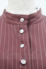 画像3: Sheglit / ストライプクラシカルワンピース M ピンクＸ白 I-25-12-09-055-EL-OP-SA-ZI (3)