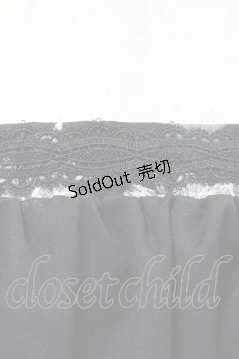 画像3: Sheglit / ローズジャガードクロスストラップワンピース M 黒 I-25-12-09-056-EL-OP-SA-ZI (3)