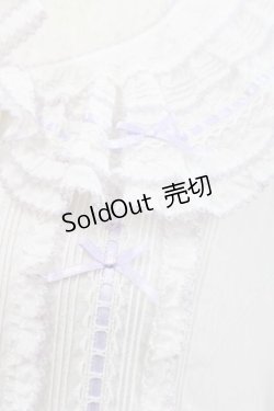 画像4: PINK HOUSE / ハートワッペンパッチワーク使いローンワンピース  白Ｘラベンダー I-25-12-09-057-LO-OP-SA-ZI