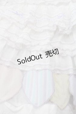 画像6: PINK HOUSE / ハートワッペンパッチワーク使いローンワンピース  白Ｘラベンダー I-25-12-09-057-LO-OP-SA-ZI