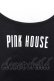 画像3: PINK HOUSE / ロゴプリントジャンパースカート  黒Ｘ白 I-25-12-09-059-LO-OP-SA-ZI (3)