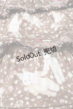 画像5: PINK HOUSE / バラ園うさぎプリントパッチワークワンピース  ブラウン I-25-12-09-060-LO-OP-SA-ZI