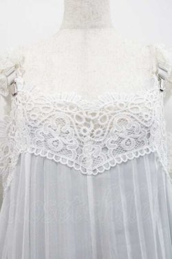 画像5: MR corset / シフォンプリーツワンピース  白Ｘサックス I-25-12-09-061-PU-OP-SA-ZI
