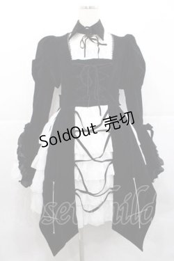 画像1: ATELIER PIERROT / Blackwing Crucifix Dress Set -水銀燈コラボ-  ブラック I-25-12-09-063-EL-OP-SA-ZI