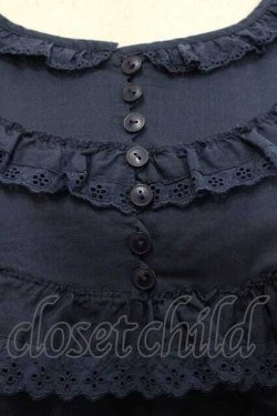 画像3: PINK HOUSE / 綿レース使いブラウス  ネイビー I-25-12-09-013-LO-BL-SA-ZI