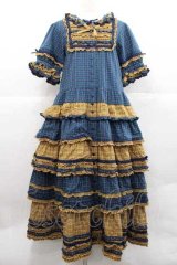 PINK HOUSE / オリジナルコードチェックワンピース  ネイビー I-25-12-09-064-LO-OP-SA-ZI