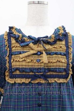 画像4: PINK HOUSE / オリジナルコードチェックワンピース  ネイビー I-25-12-09-064-LO-OP-SA-ZI