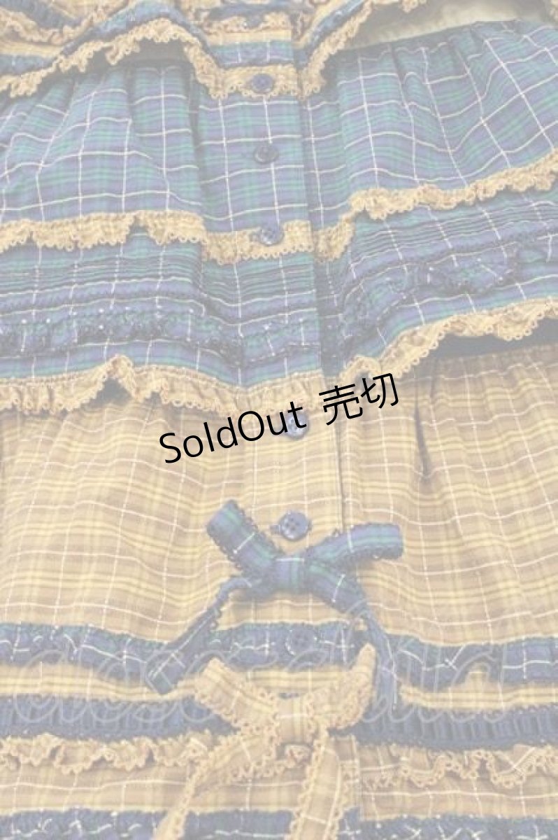 画像5: PINK HOUSE / オリジナルコードチェックワンピース  ネイビー I-25-12-09-064-LO-OP-SA-ZI (5)