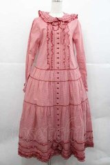 PINK HOUSE / gingham hood dress  赤 I-25-12-09-065-LO-OP-SA-ZI