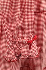 画像4: PINK HOUSE / gingham hood dress  赤 I-25-12-09-065-LO-OP-SA-ZI (4)