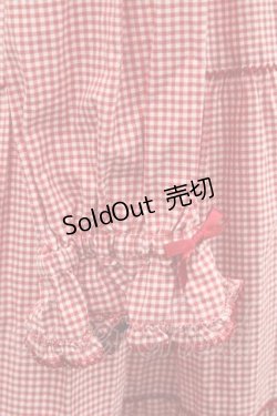 画像4: PINK HOUSE / gingham hood dress  赤 I-25-12-09-065-LO-OP-SA-ZI