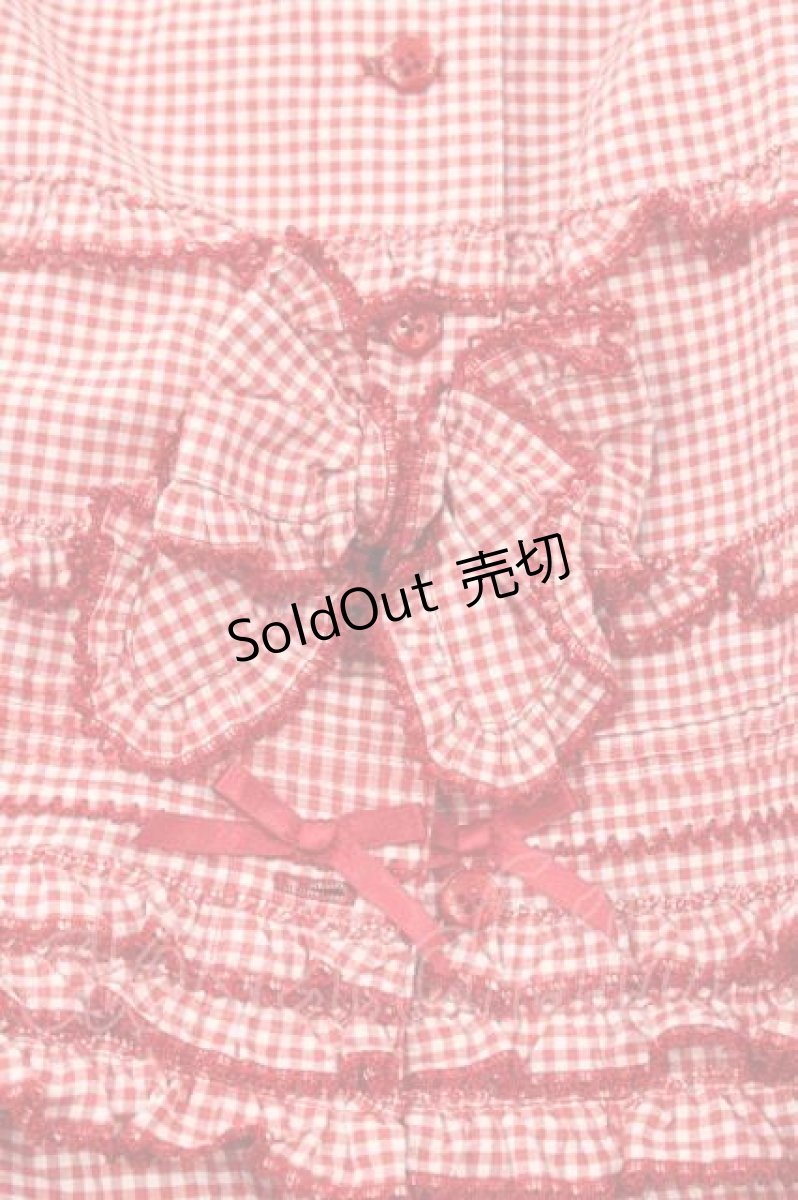 画像5: PINK HOUSE / gingham hood dress  赤 I-25-12-09-065-LO-OP-SA-ZI (5)