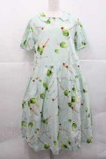 画像1: PINK HOUSE / クリームソーダプリントミディワンピース  アイスグリーン I-25-12-09-067-LO-OP-SA-ZT1227K (1)