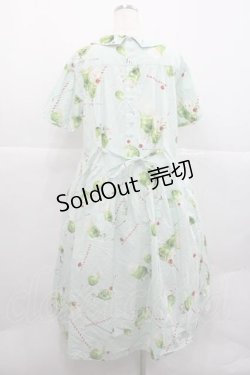 画像2: PINK HOUSE / クリームソーダプリントミディワンピース  アイスグリーン I-25-12-09-067-LO-OP-SA-ZT1227K