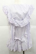 画像2: PINK HOUSE / うさぎの耳フード付きベストブラウス  ラベンダー I-25-12-09-014-LO-BL-SA-ZI (2)