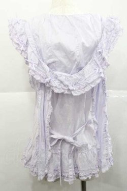 画像2: PINK HOUSE / うさぎの耳フード付きベストブラウス  ラベンダー I-25-12-09-014-LO-BL-SA-ZI