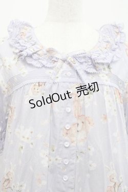 画像3: PINK HOUSE / 桜Teddyプリントワンピース  ラベンダー I-25-12-09-069-LO-OP-SA-ZI