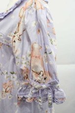 画像4: PINK HOUSE / 桜Teddyプリントワンピース  ラベンダー I-25-12-09-069-LO-OP-SA-ZI (4)