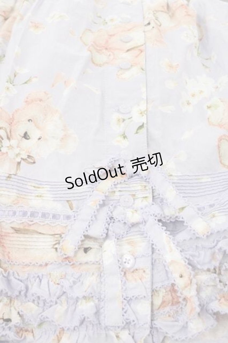 画像6: PINK HOUSE / 桜Teddyプリントワンピース  ラベンダー I-25-12-09-069-LO-OP-SA-ZI (6)