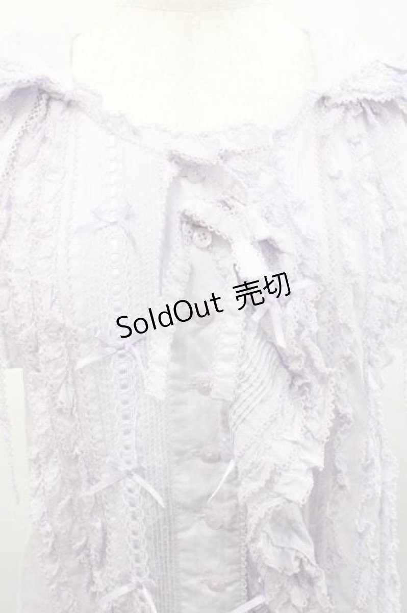 画像3: PINK HOUSE / うさぎの耳フード付きベストブラウス  ラベンダー I-25-12-09-014-LO-BL-SA-ZI (3)