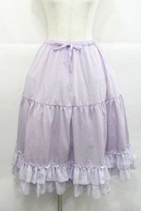 Chalmiere / ミディフリルペチスカート M ラベンダー I-25-12-09-072-LO-SK-SA-ZI