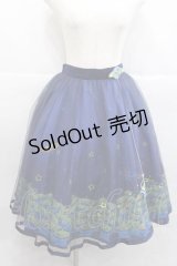 Secret Honey / チュールスカート ワッペン付き(エイリアンver.) 2 ブルー I-25-12-09-073-CA-SK-SA-ZI
