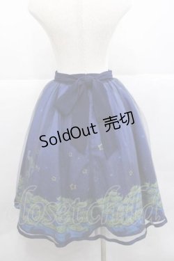 画像2: Secret Honey / チュールスカート ワッペン付き(エイリアンver.) 2 ブルー I-25-12-09-073-CA-SK-SA-ZI