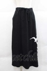 KRY CLOTHING / 「MARMAID」スカート  黒Ｘ白 I-25-12-09-075-EL-SK-SA-ZI