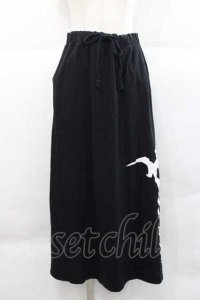KRY CLOTHING / 「MARMAID」スカート  黒Ｘ白 I-25-12-09-075-EL-SK-SA-ZI