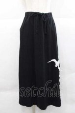 画像1: KRY CLOTHING / 「MARMAID」スカート  黒Ｘ白 I-25-12-09-075-EL-SK-SA-ZI (1)