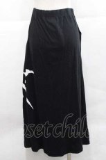 画像2: KRY CLOTHING / 「MARMAID」スカート  黒Ｘ白 I-25-12-09-075-EL-SK-SA-ZI (2)