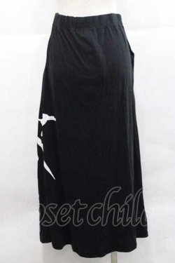 画像2: KRY CLOTHING / 「MARMAID」スカート  黒Ｘ白 I-25-12-09-075-EL-SK-SA-ZI