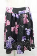 TRAVAS TOKYO / ベア柄スカート  黒ＸピンクＸパープル I-25-12-09-077-PU-SK-SA-ZI
