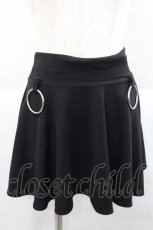 画像1: KRY CLOTHING / 「MIESOUDEMIENAI3」スカート  黒Ｘシルバー I-25-12-09-078-EL-SK-SA-ZI (1)