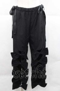HEIHEI / リボンパンツ  黒 I-25-12-09-083-PU-PA-SA-ZI