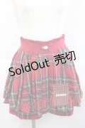 HEIHEI / プリーツミニショートパンツ  赤チェック I-25-12-09-084-PU-PA-SA-ZI