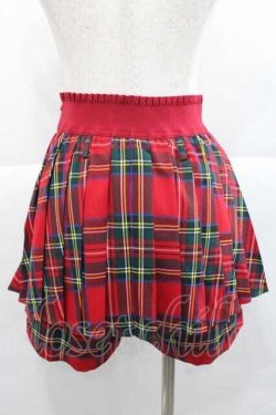 画像2: HEIHEI / プリーツミニショートパンツ  赤チェック I-25-12-09-084-PU-PA-SA-ZI