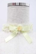 Angelic Pretty / レースハートチャームチョーカー  イエロー I-25-12-09-086-AP-AC-SA-ZI