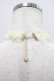 画像2: Angelic Pretty / レースハートチャームチョーカー  イエロー I-25-12-09-086-AP-AC-SA-ZI (2)