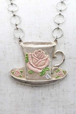 画像2: Emily Temple cute / カッププレートネックレス  シルバー I-25-12-09-088-ET-AC-SA-ZI