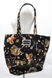 PINK HOUSE / ウィンターフォレストトリートプリントバッグ  ブラック I-25-12-09-092-LO-BG-SA-ZI