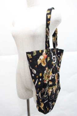 画像2: PINK HOUSE / ウィンターフォレストトリートプリントバッグ  ブラック I-25-12-09-092-LO-BG-SA-ZI