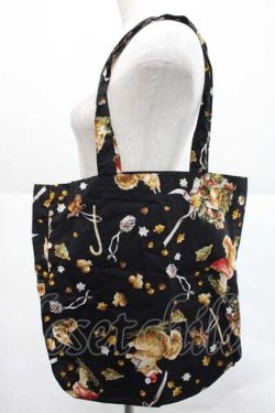 画像3: PINK HOUSE / ウィンターフォレストトリートプリントバッグ  ブラック I-25-12-09-092-LO-BG-SA-ZI