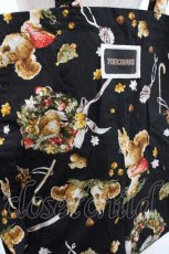 画像4: PINK HOUSE / ウィンターフォレストトリートプリントバッグ  ブラック I-25-12-09-092-LO-BG-SA-ZT335 (4)