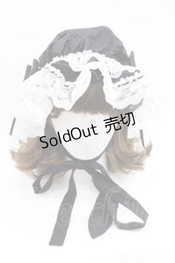 画像2: BABY,THE STARS SHINE BRIGHT / champetre fleurieマザーボンネット  黒×オフ白 I-25-12-09-093-BA-AC-SA-ZI